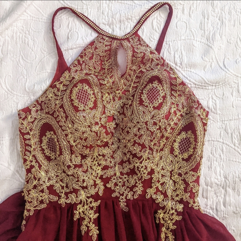 Red Event Gown